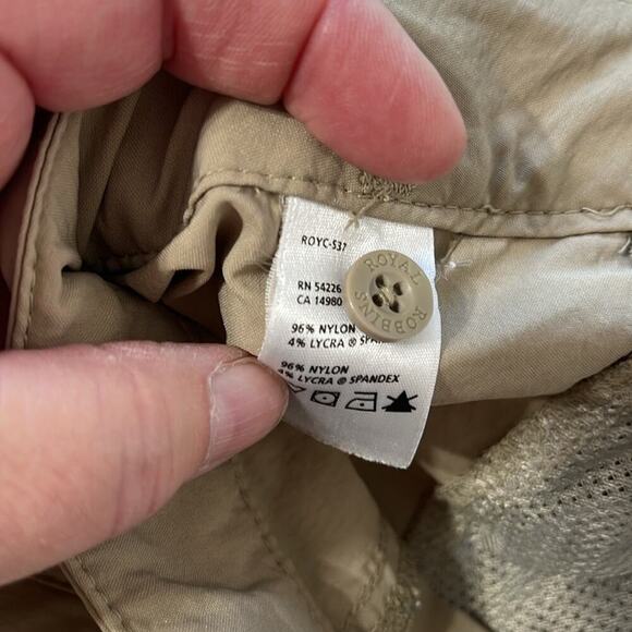 Royal Robbins Khaki Hiker Active Pants Size 6 - Picture 4 of 5
